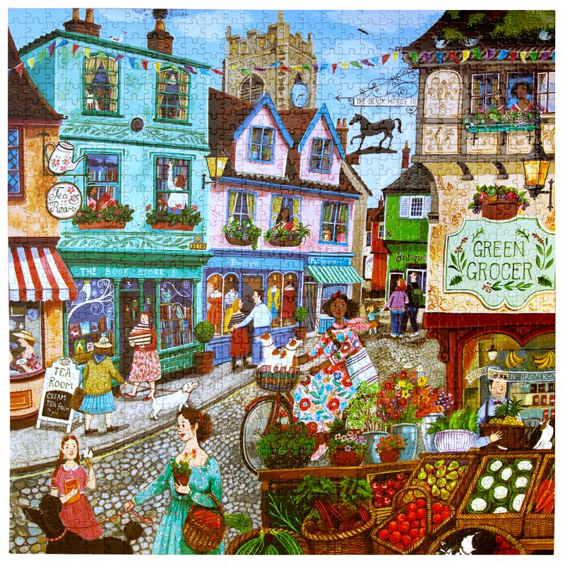 Puzzle 1000 piezas: Village by the Sea