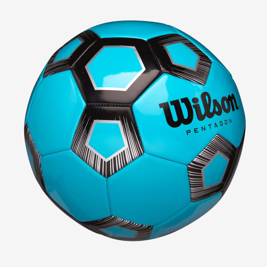 Balón Futbol Wilson Pentagon Tamaño 5 Azul
