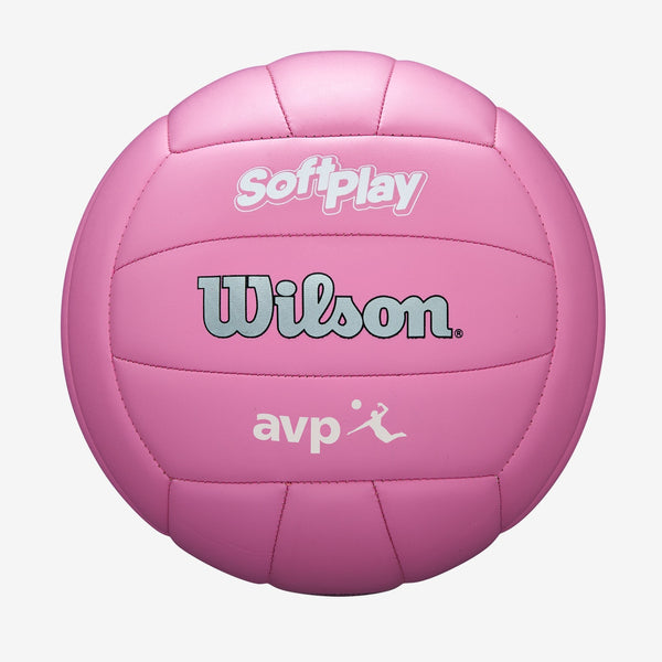 Balón Volleyball Wilson Soft Play AVP Tamaño 5 Rosado