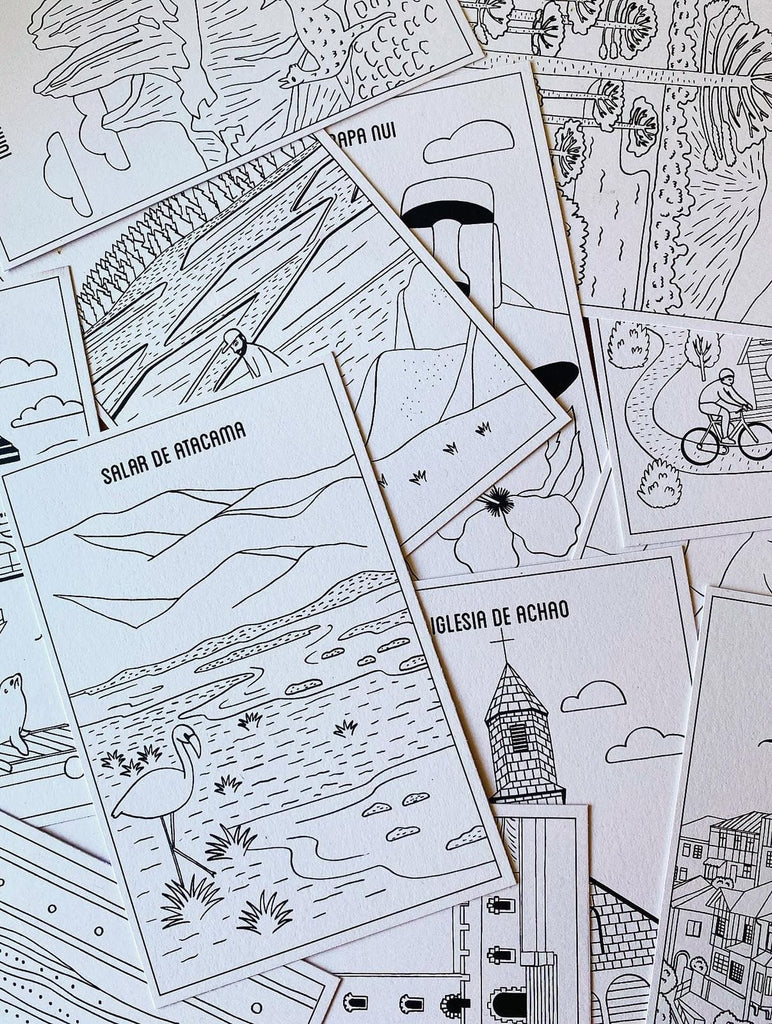 Set de Postales: Mi viaje por Chile