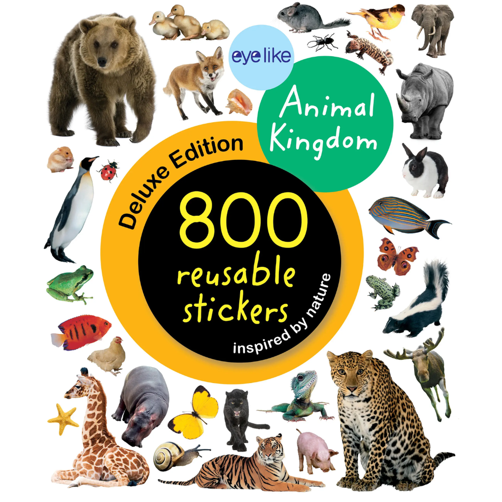 Libro Eyelike Stickers Deluxe: Reino Animal