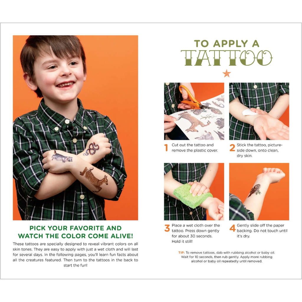 Tatuajes: Animales salvajes del bosque