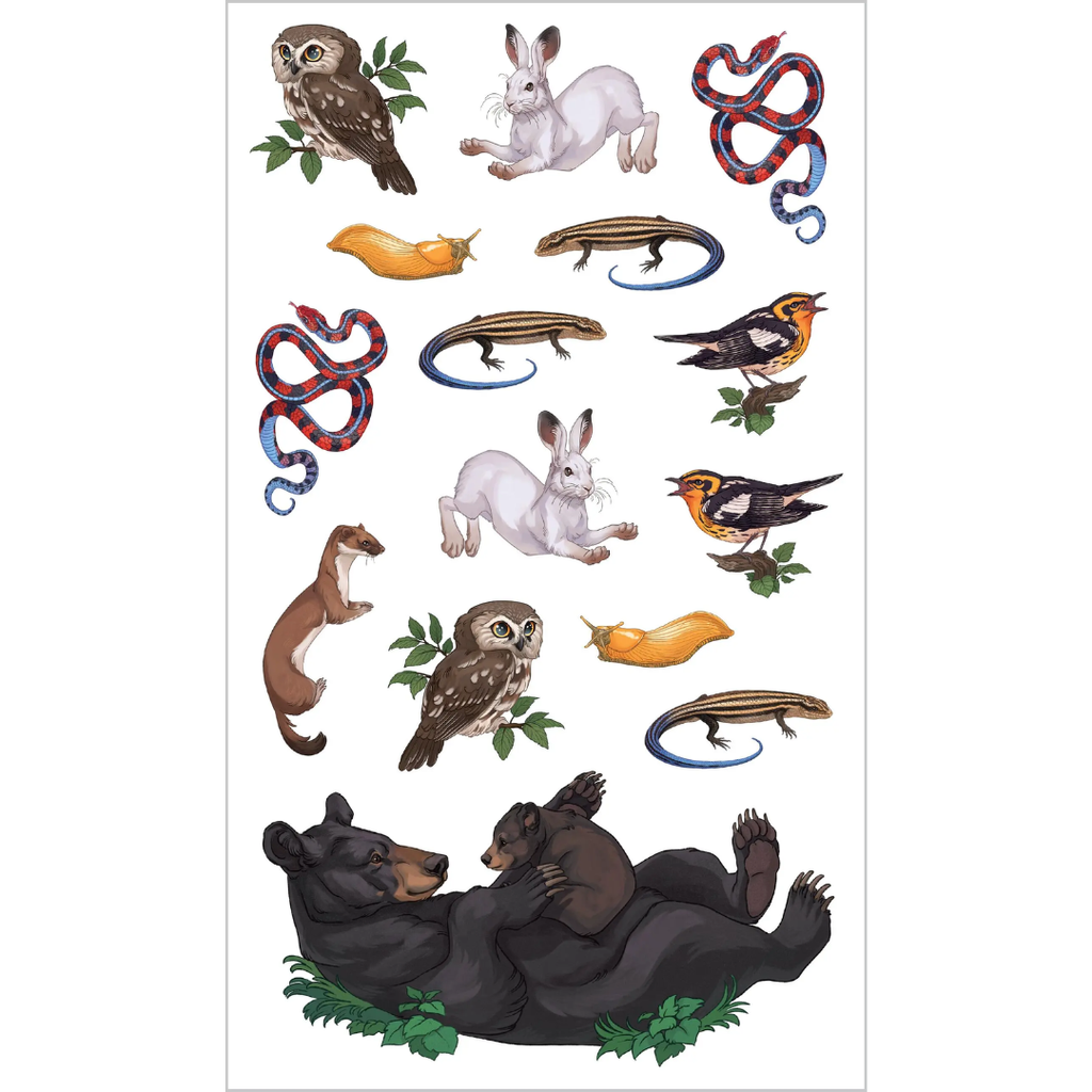 Tatuajes: Animales salvajes del bosque