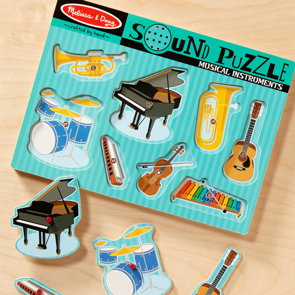 Puzzle con sonido - Instrumentos musicales