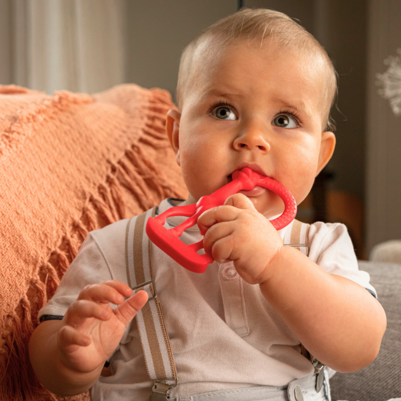 Mordedor Vainilla Rojo