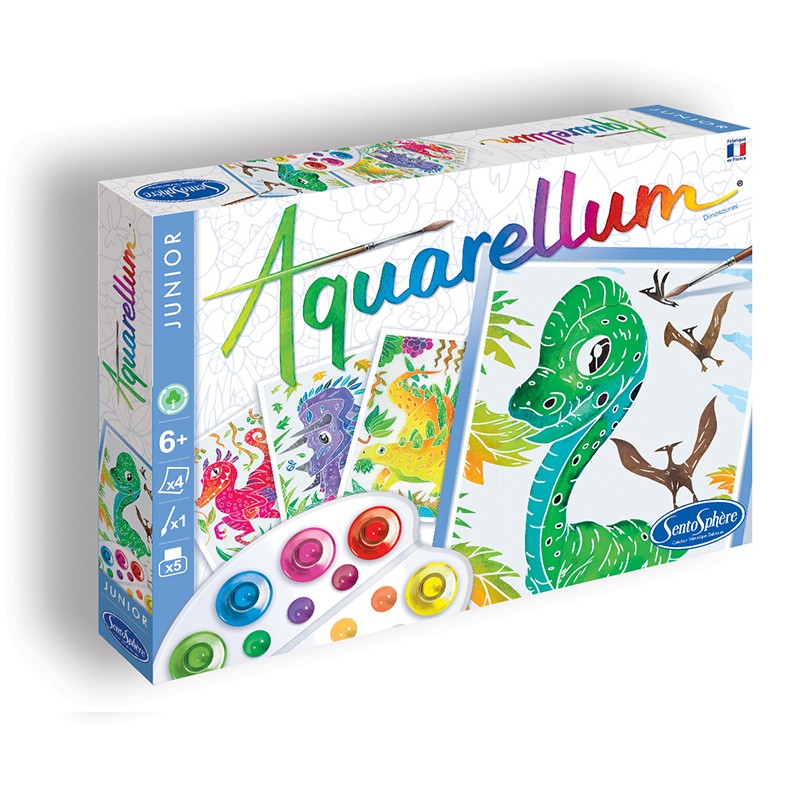 Acuarelas Aquarellum junior - Dinosaurios