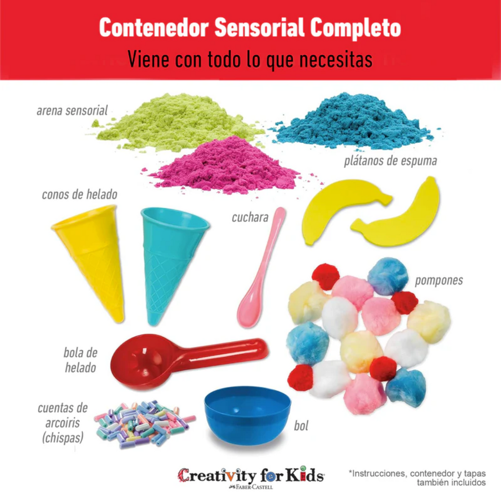 Creativity for Kids: Caja Sensorial - Tienda de helados