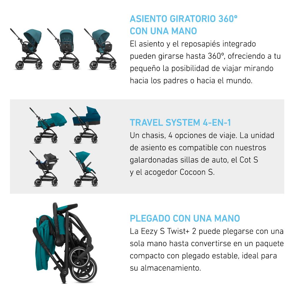 Coche de paseo Eezy S Twist Plus 2 Cybex