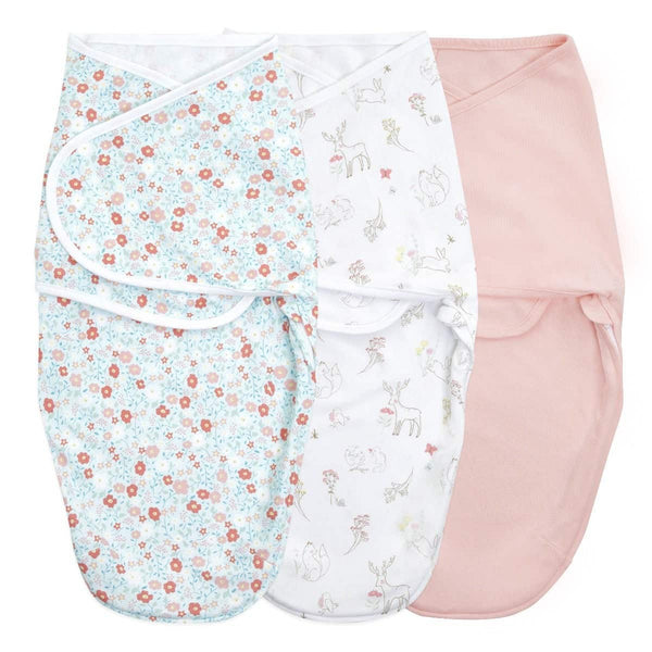 Sacos 3 pack para Swaddling - Fairy tale flowers