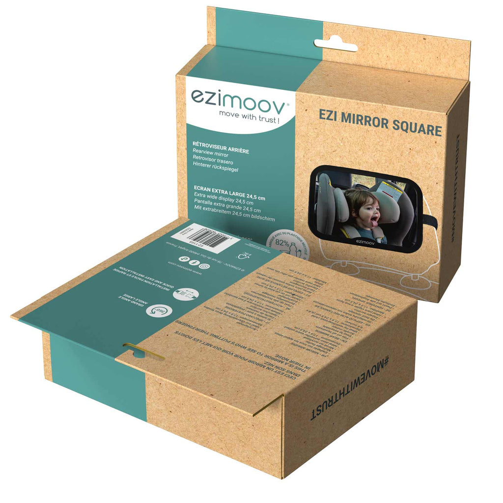 Espejo Rectangular De Bebé Para Auto