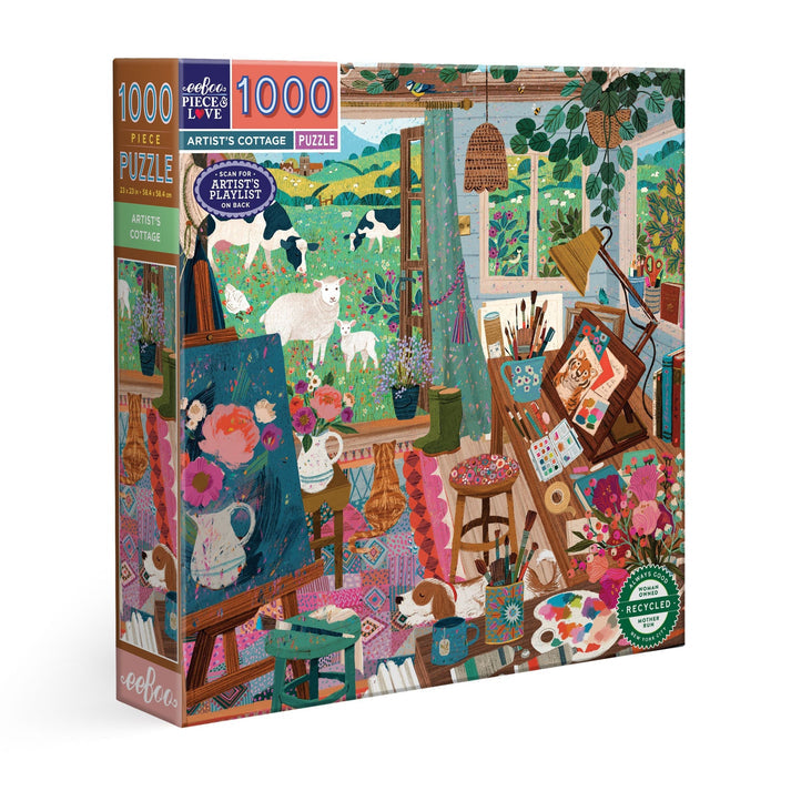 Puzzle 1000 piezas: Artist's Cottage