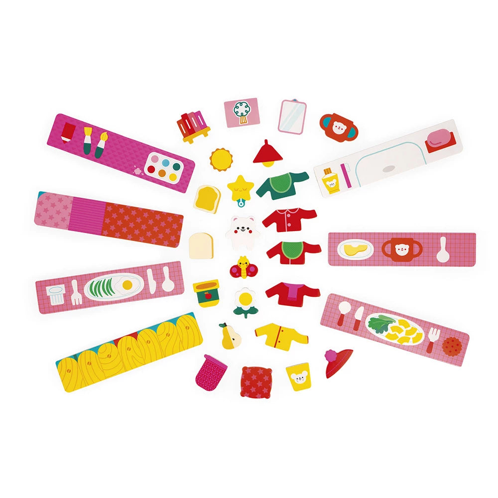 Juego magnético Rutina Diaria Gato