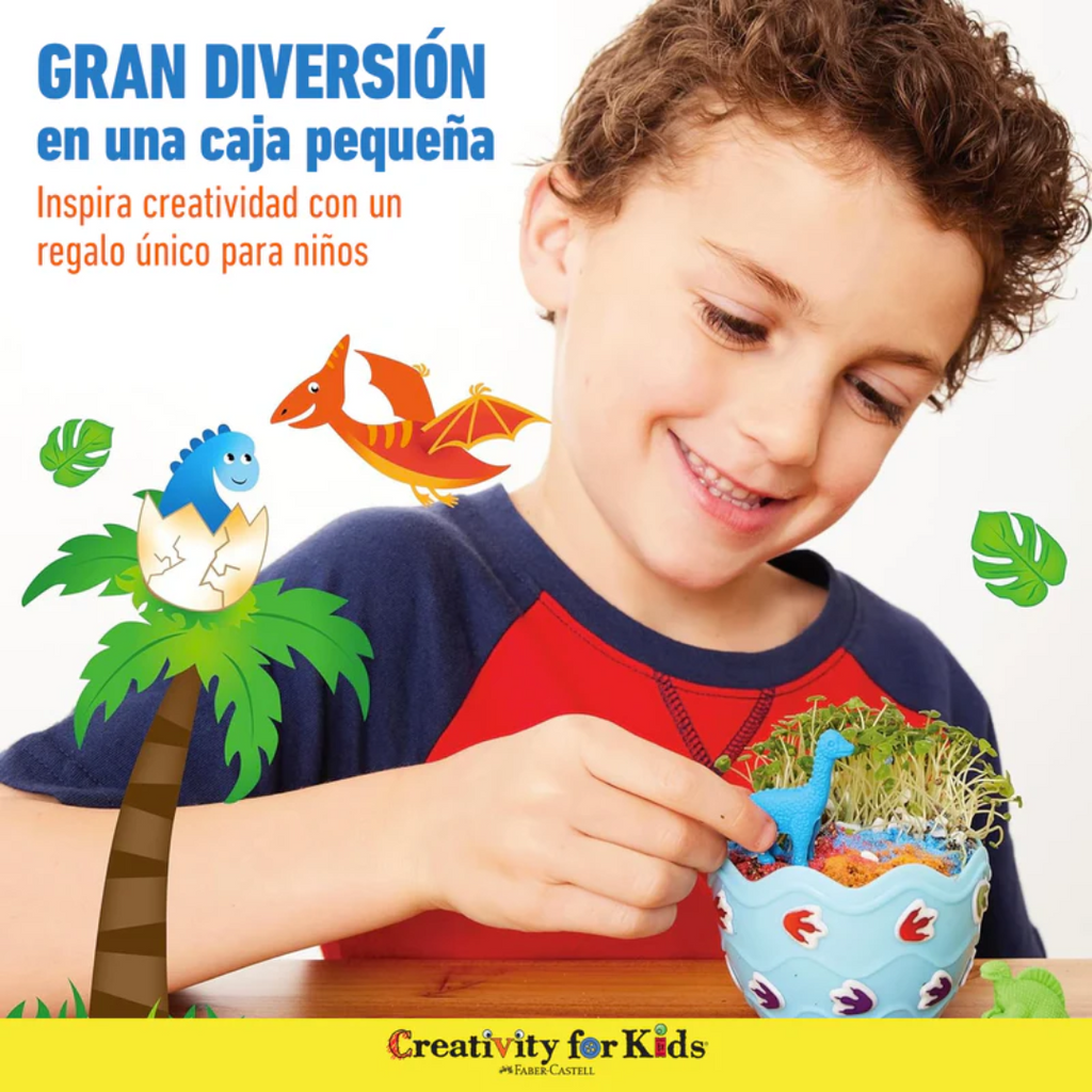 Creativity for Kids: Mini Garden - Dinosaurio Kit Terrario