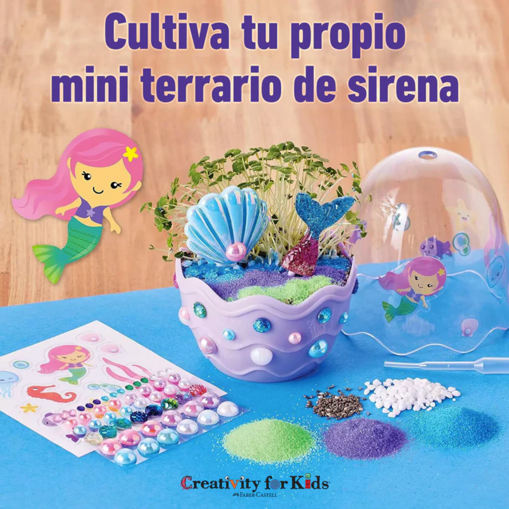 Creativity for Kids: Mini Garden - Sirena Kit Terrario