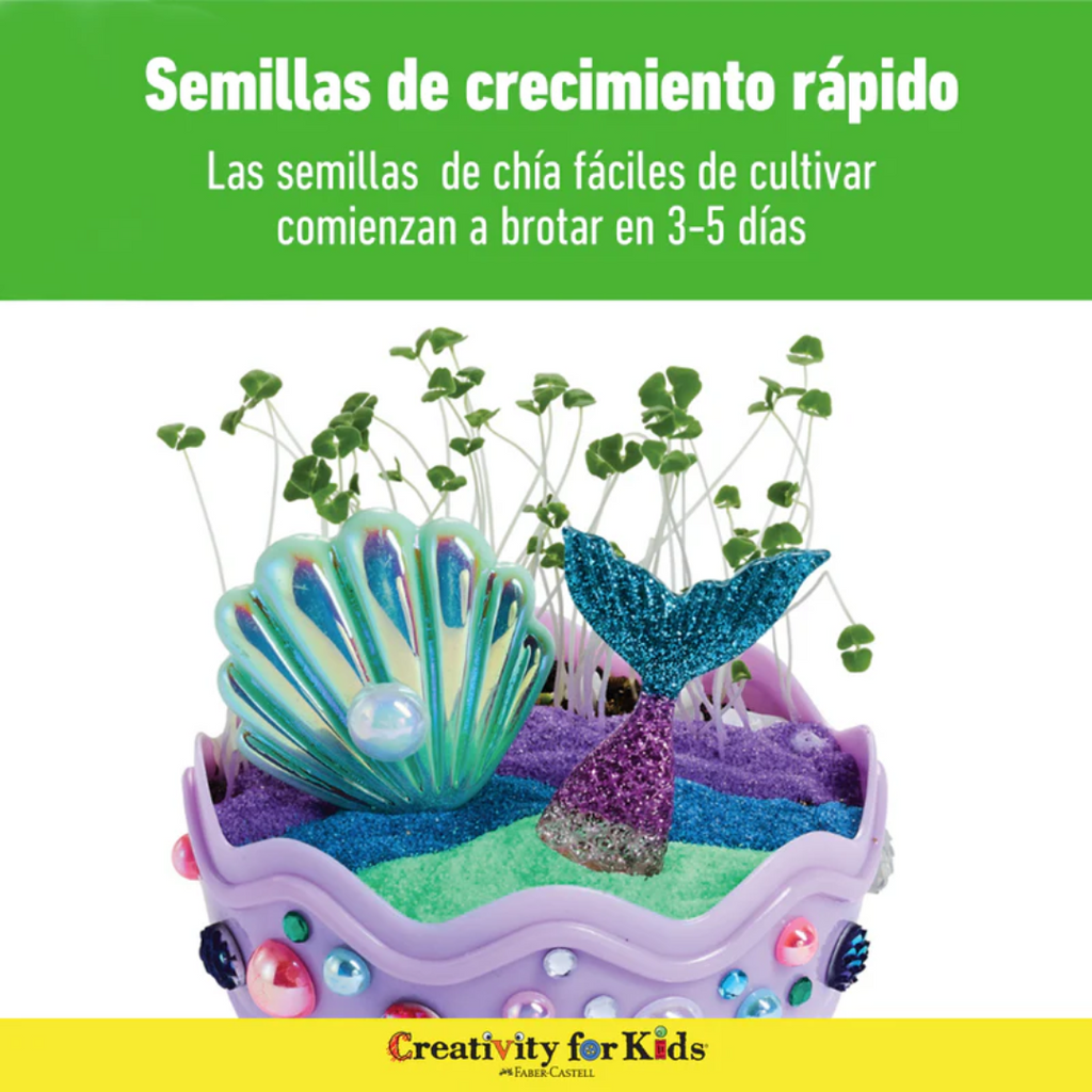 Creativity for Kids: Mini Garden - Sirena Kit Terrario