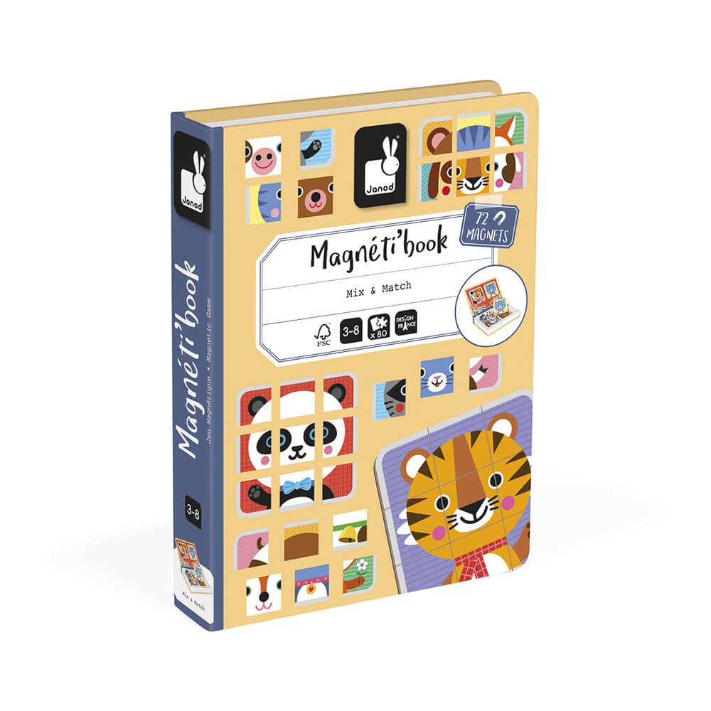 Libro magnético Mix & Match Animales