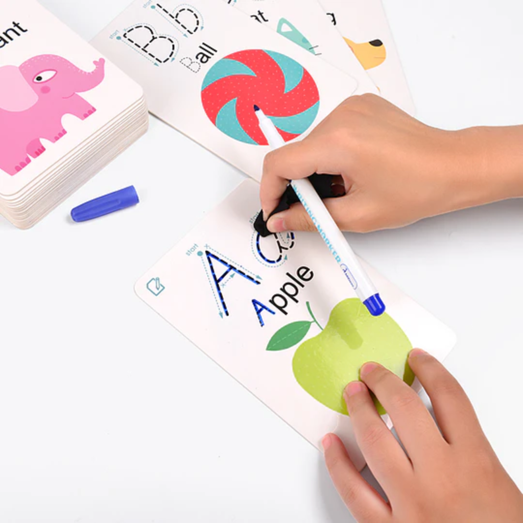 Tarjetas escribir y borrar - Abecedario