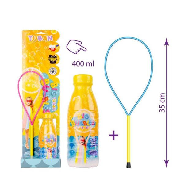 Set Anillo para Burbujas - Líquido 400 ML