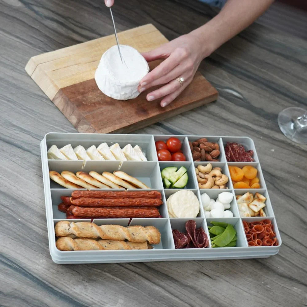 Caja contenedora XL para snacks azul