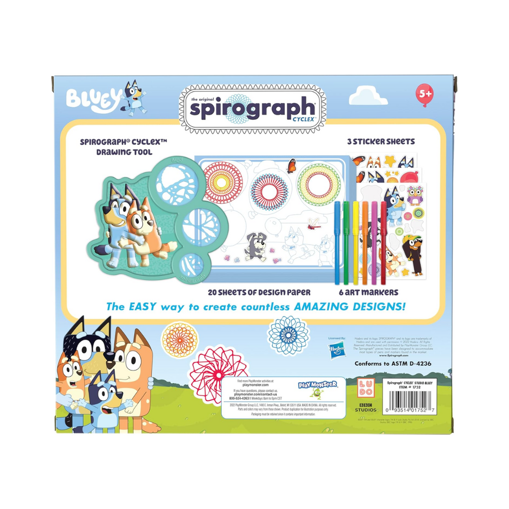 Spirograph Cyclex Studio Bluey