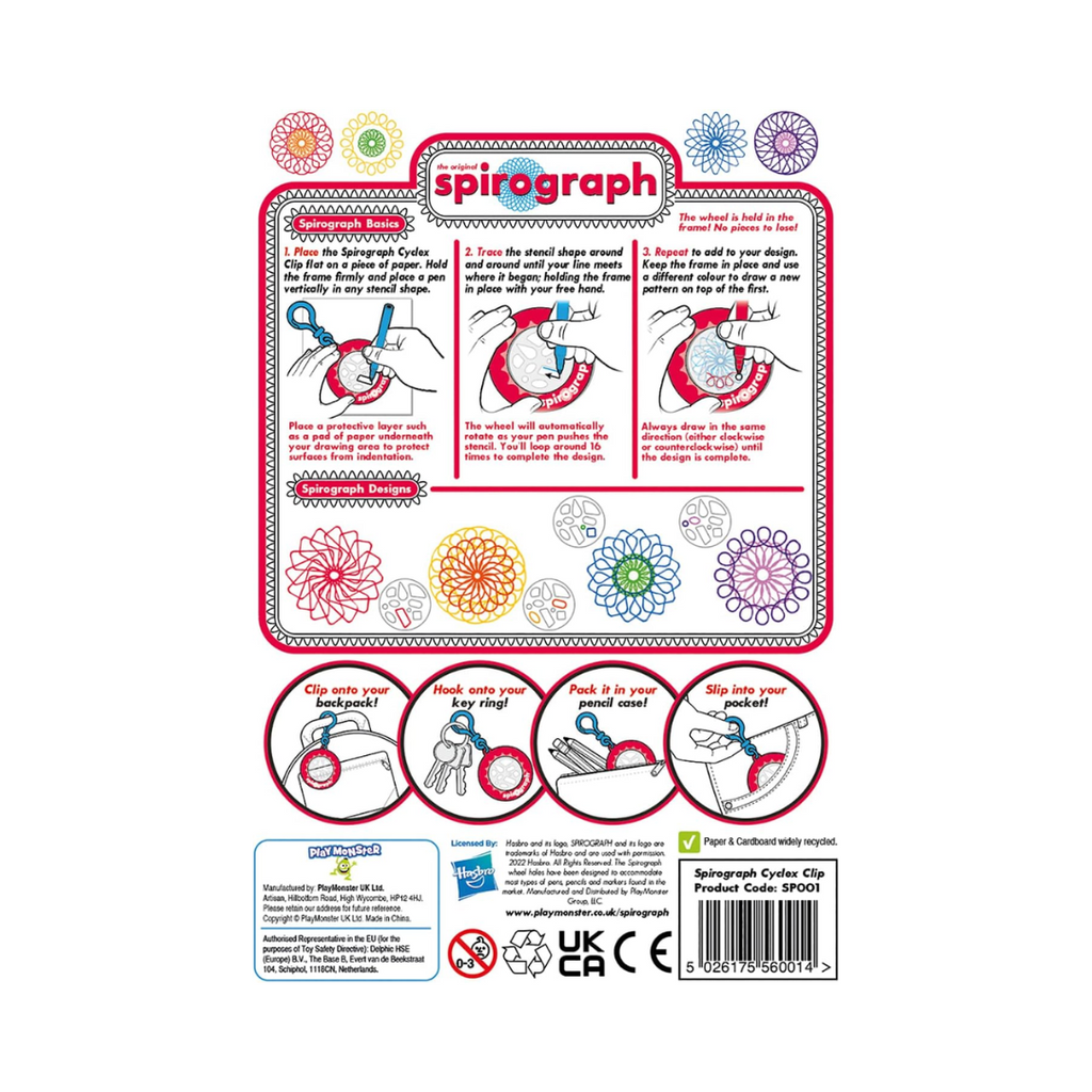 Spirograph Cyclex - Llavero con clip