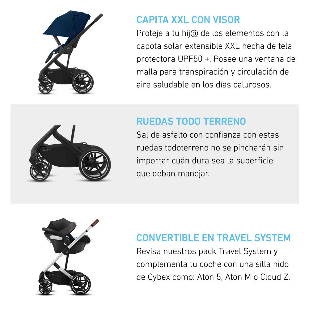 Travel System Balios S Lux SLV + Aton S2 + Base Cybex