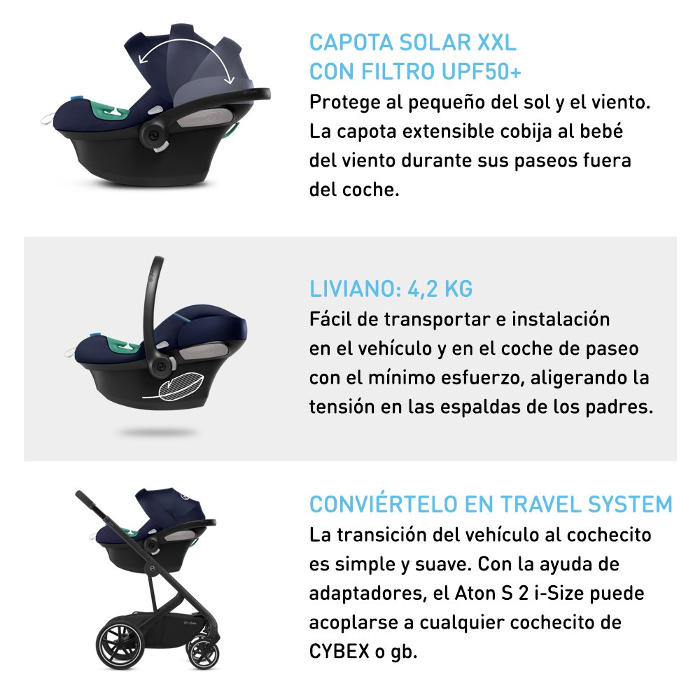 Travel System Balios S Lux SLV + Aton S2 + Base Cybex