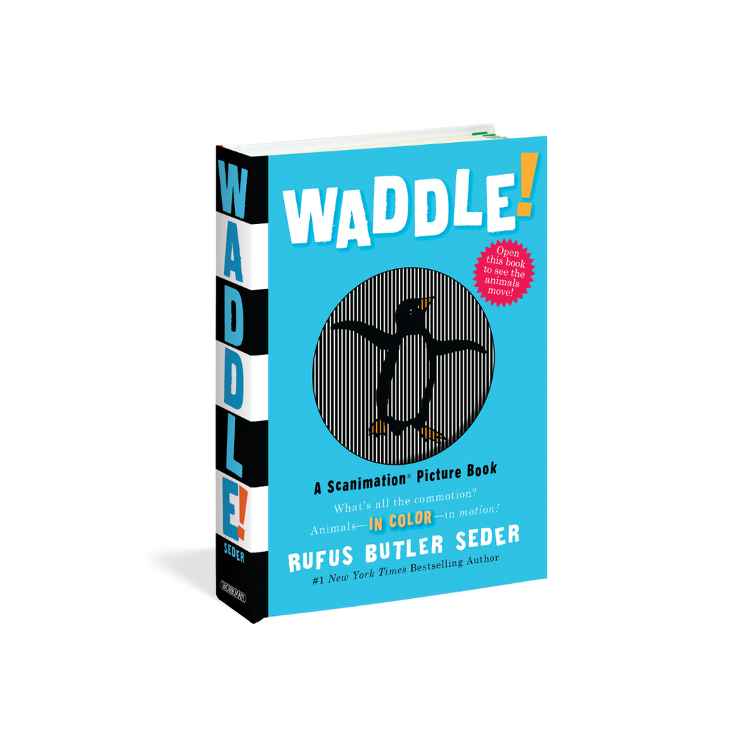 Waddle! Un libro de imágenes en Scanimation