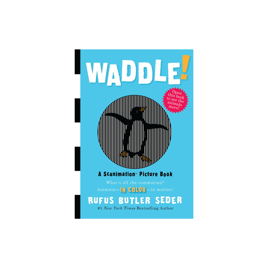 Waddle! Un libro de imágenes en Scanimation