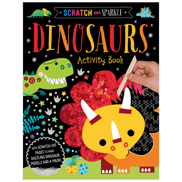 Libro de actividades Scratch and Sparkle: Dinosaurs