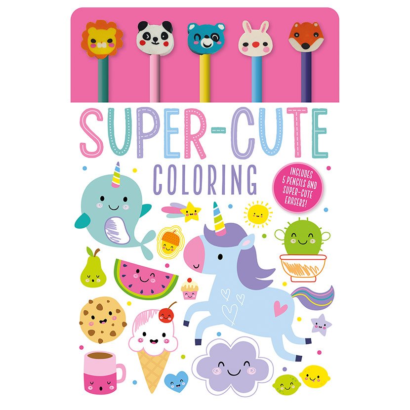Libro para colorear Super-Cute