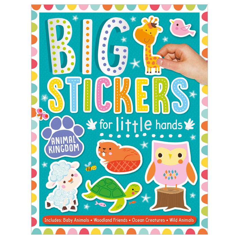 Libro de actividades con stickers: Animal Kingdom