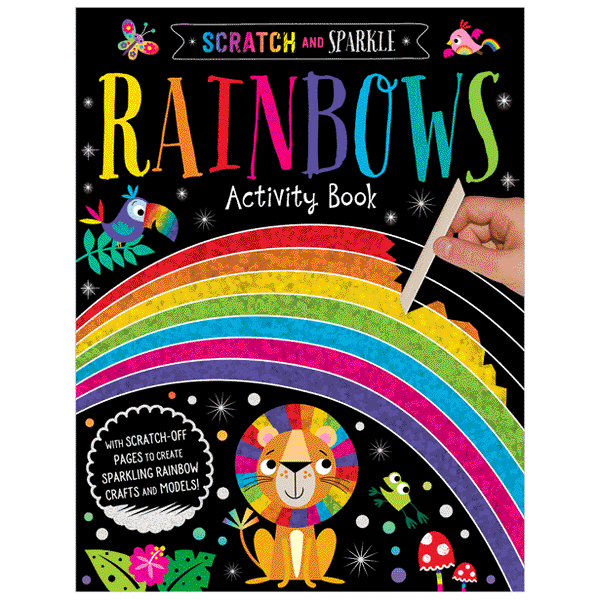 Libro de actividades Scratch and Sparkle: Rainbows