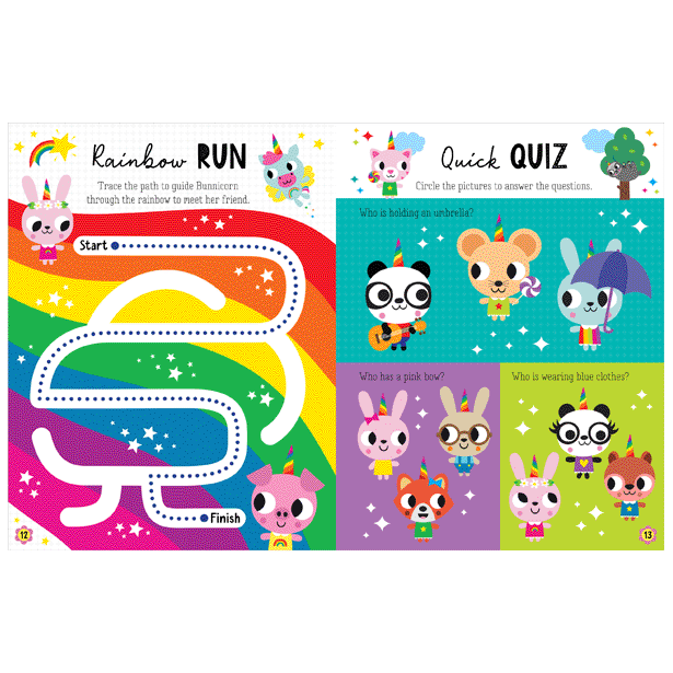 Libro de actividades Bunnicorn and Friends