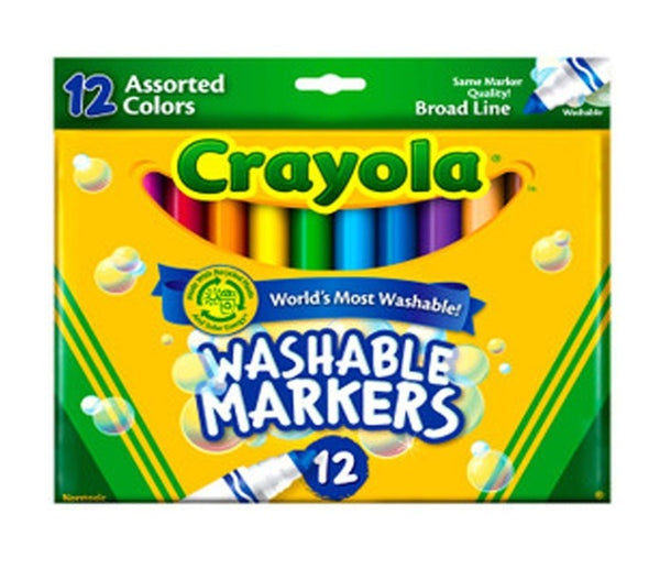 Marcadores Crayola ultra lavables Color Max (12)