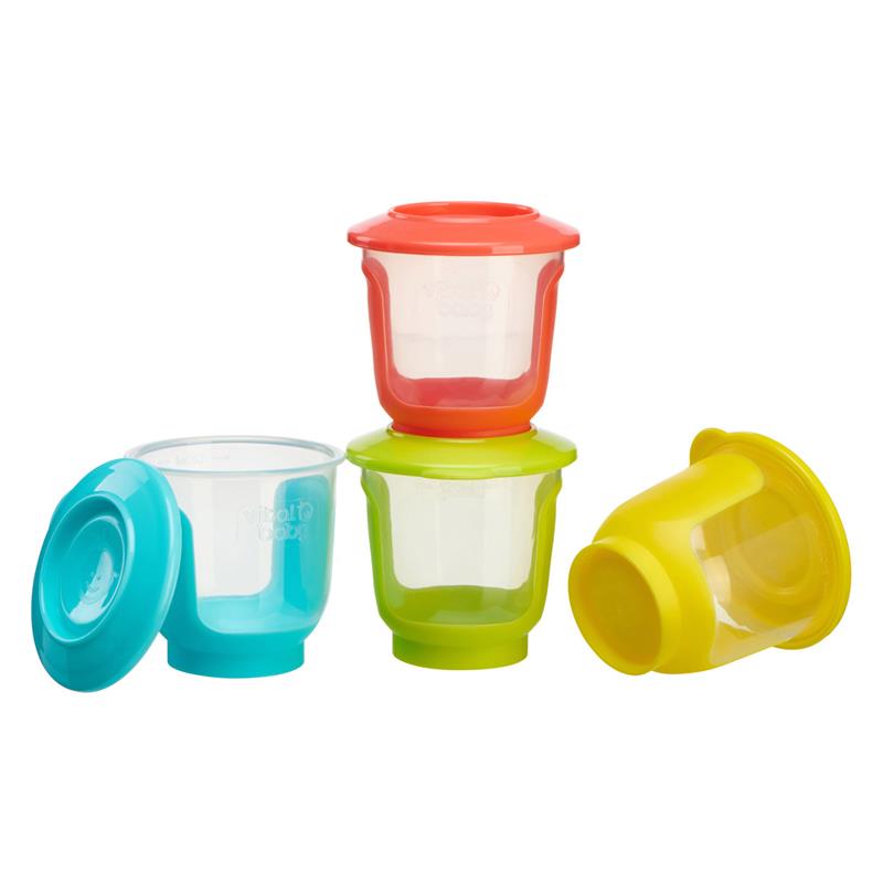 Pack de 4 pocillos de almacenamiento 120 ml