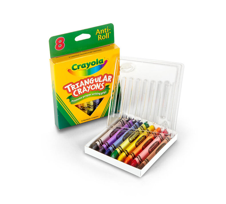 Crayones Crayola 8 unidades triangular