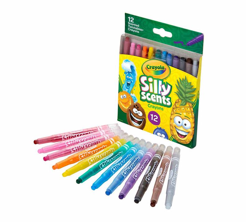 Lápices a cera mini Twistables Crayola con olores (12)