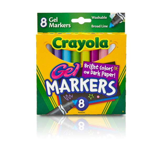 Marcadores Gel Crayola Lavables 8 unidades