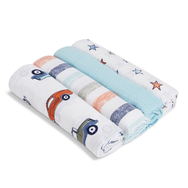 Swaddle Aden 4 pack - Hit The Road