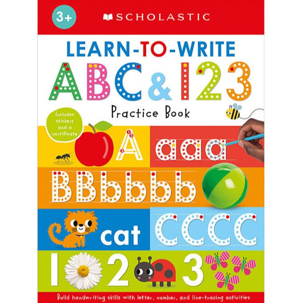 Libro de práctica: Learn-to-Write ABC & 123