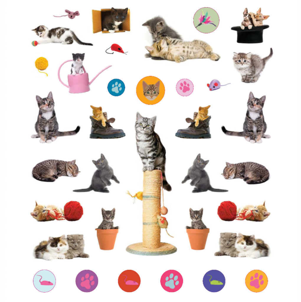 Libro Eyelike Stickers: Gatitos