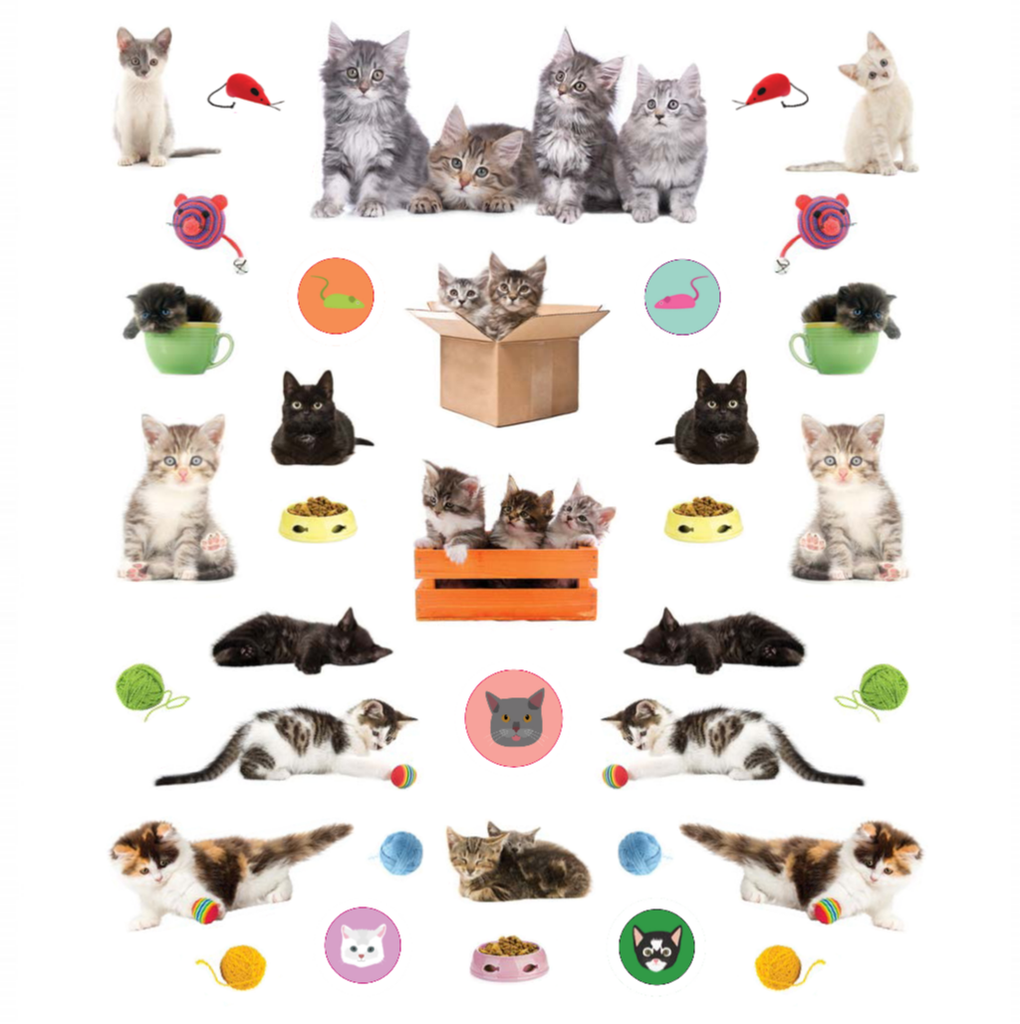 Libro Eyelike Stickers: Gatitos