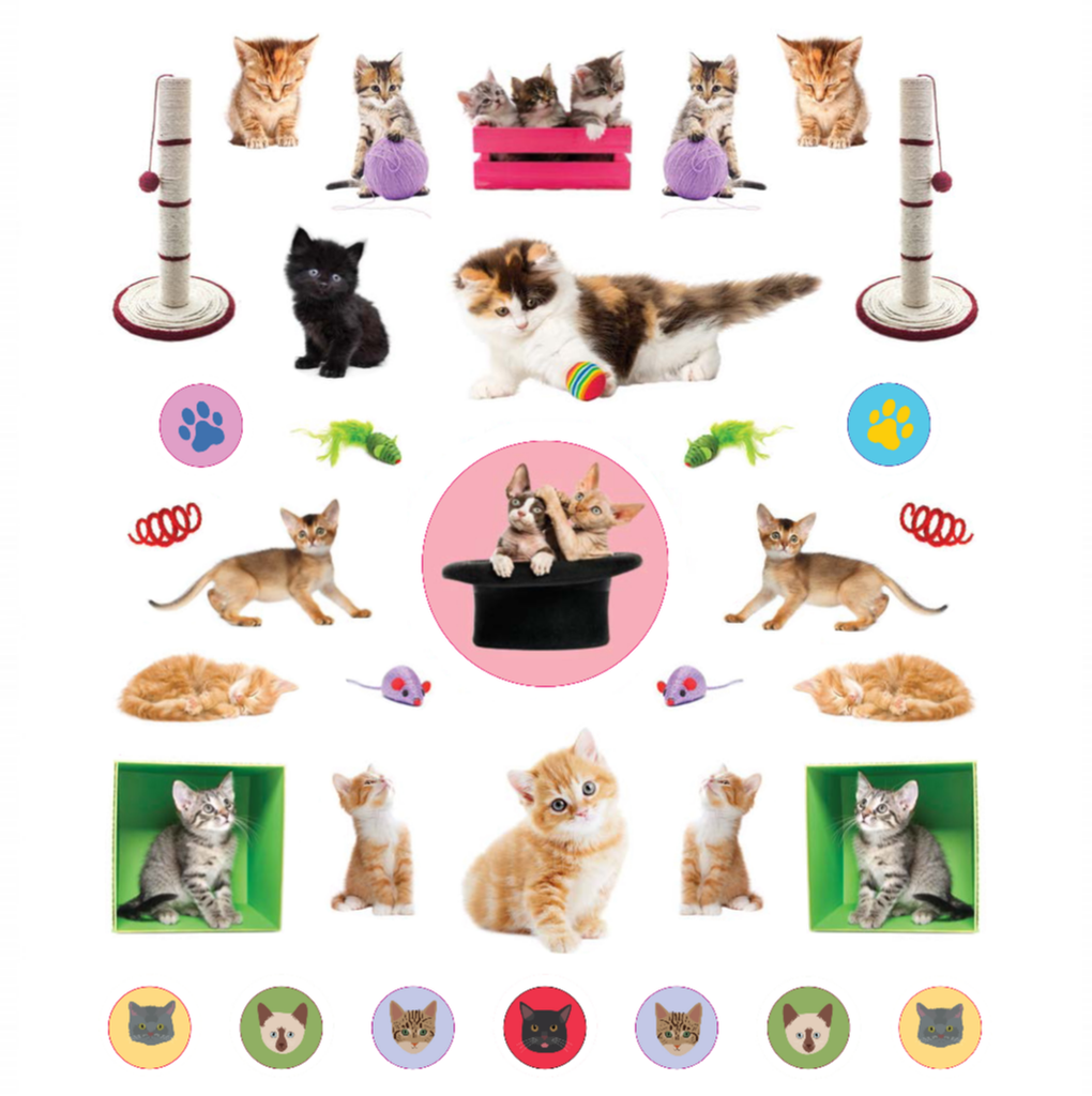 Libro Eyelike Stickers: Gatitos