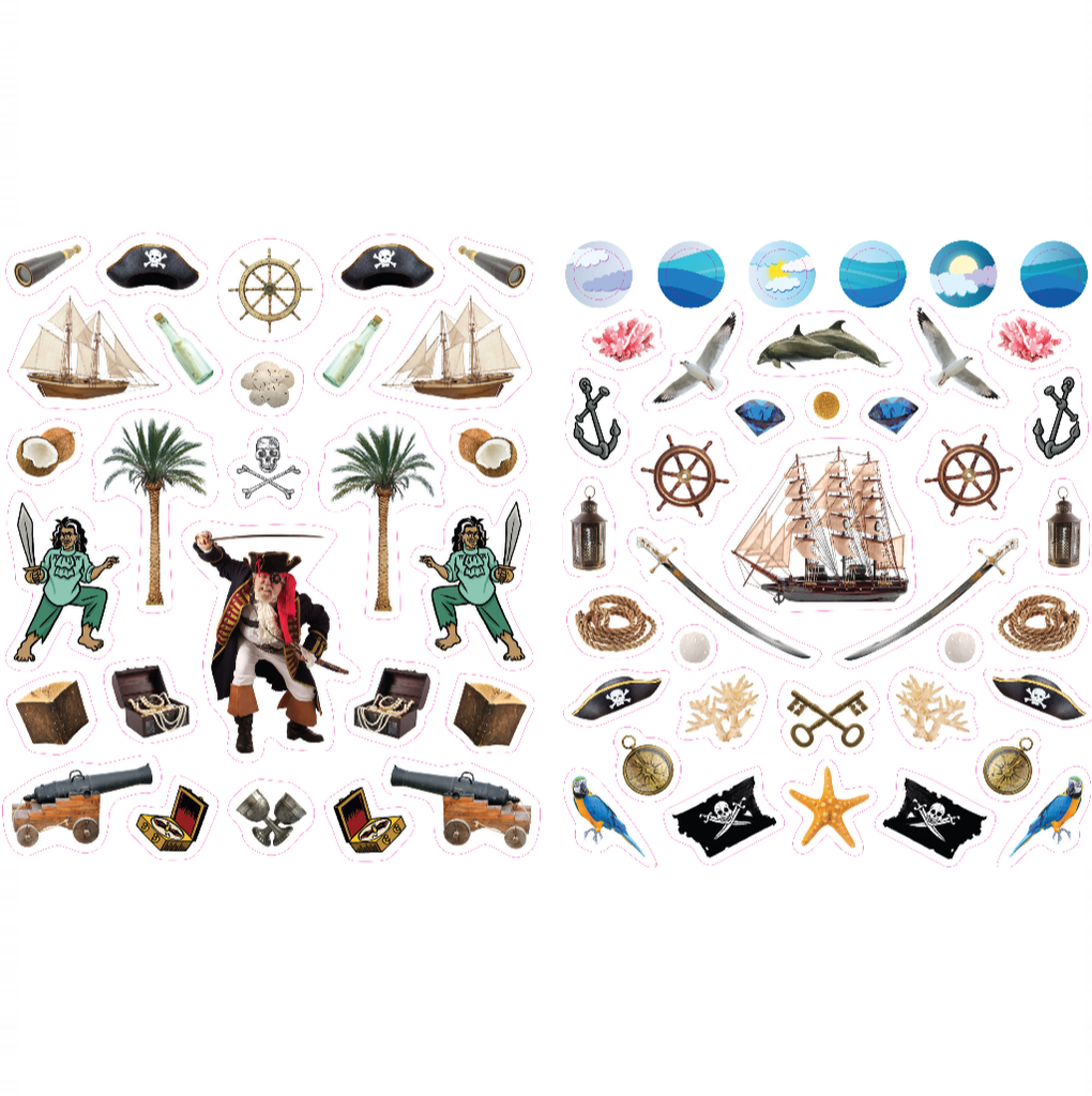Libro Eyelike Stickers: Piratas