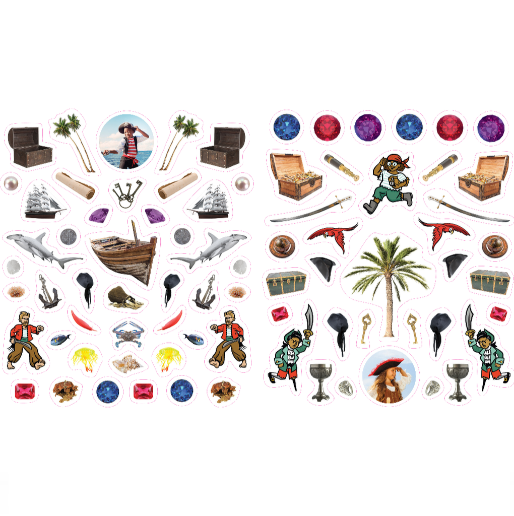 Libro Eyelike Stickers: Piratas