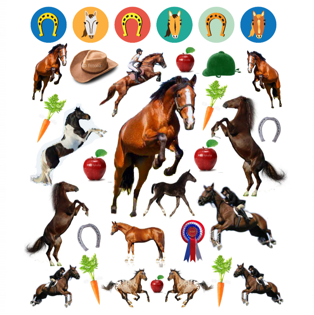 Libro Eyelike Stickers: Caballos