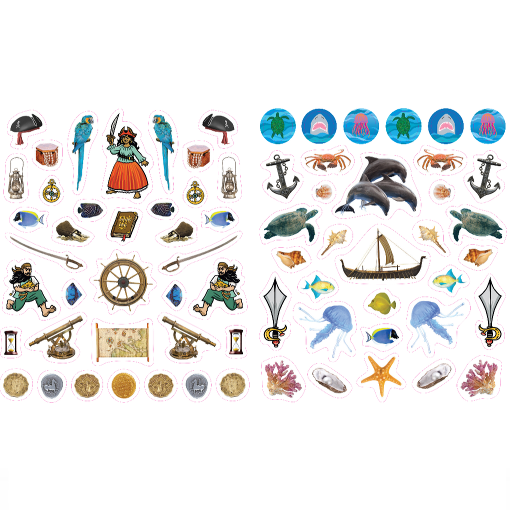 Libro Eyelike Stickers: Piratas