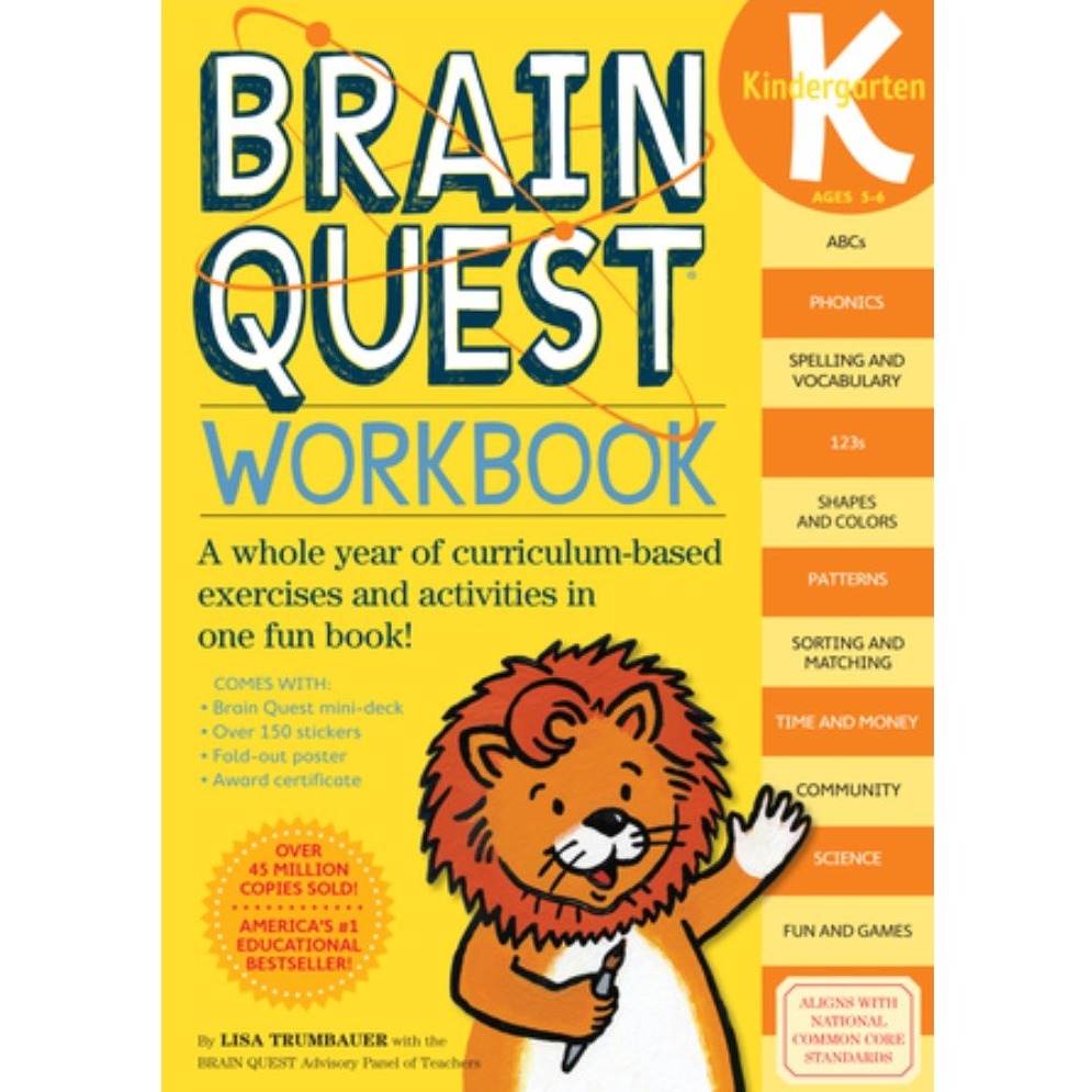 Libro Actividades Brain Quest Kinder