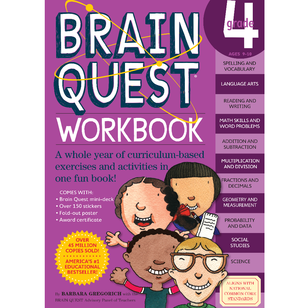Libro Actividades Brain Quest Cuarto Básico
